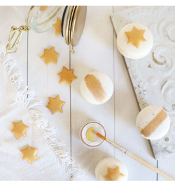 Marzipan gold stars decoration - product image 3 - ScrapCooking