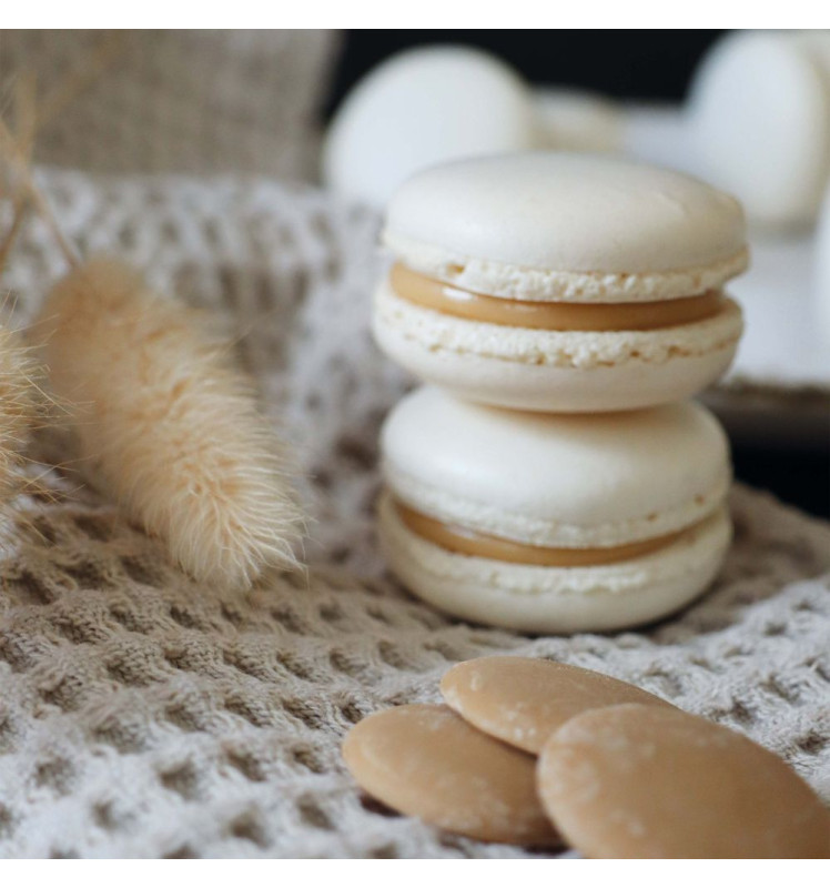 Palets de chocolat Blond 190g - macarons recette - ScrapCooking