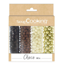 Mix beads chocolate / gold 38g - product image 1 - ScrapCooking