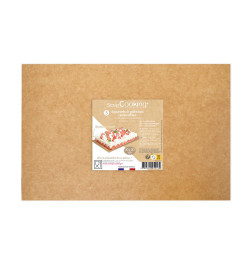 5 kraft cake boards 20 x30 cm  - product image 1 - ScrapCooking