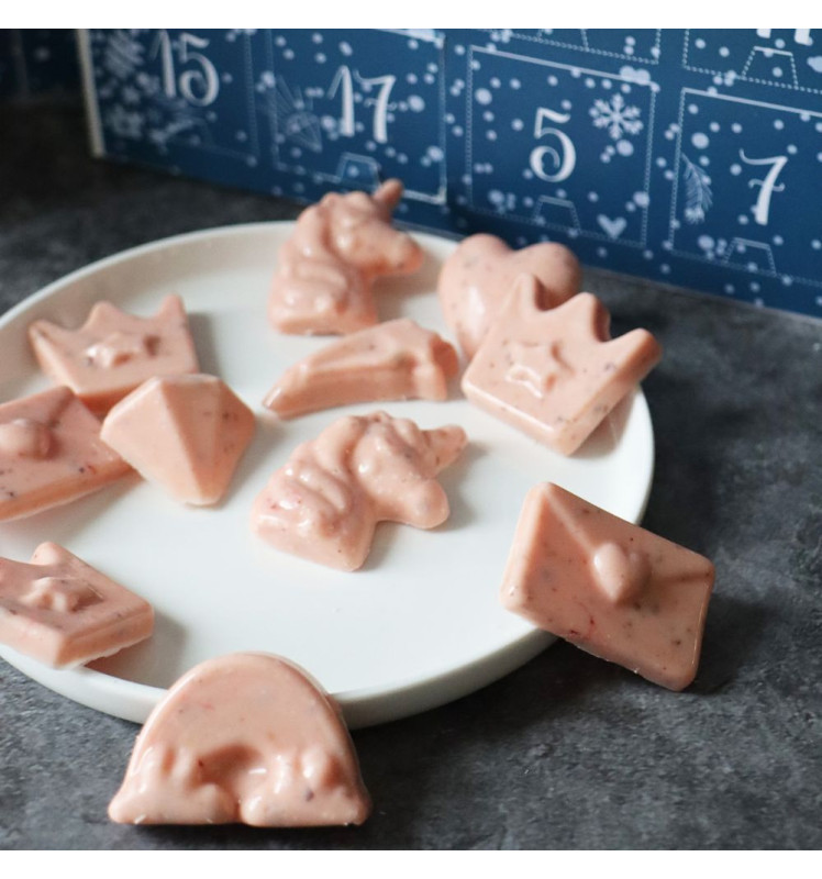 Calendrier de l'avent Licorne - chocolat -  ScrapCooking