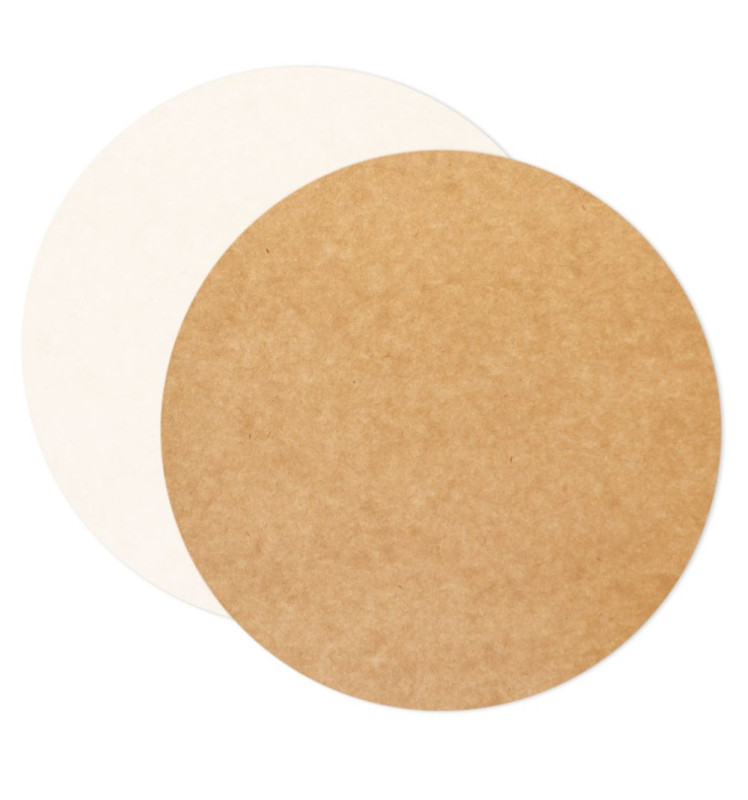 5 kraft cake boards 24 cm - product image 2 - ScrapCooking