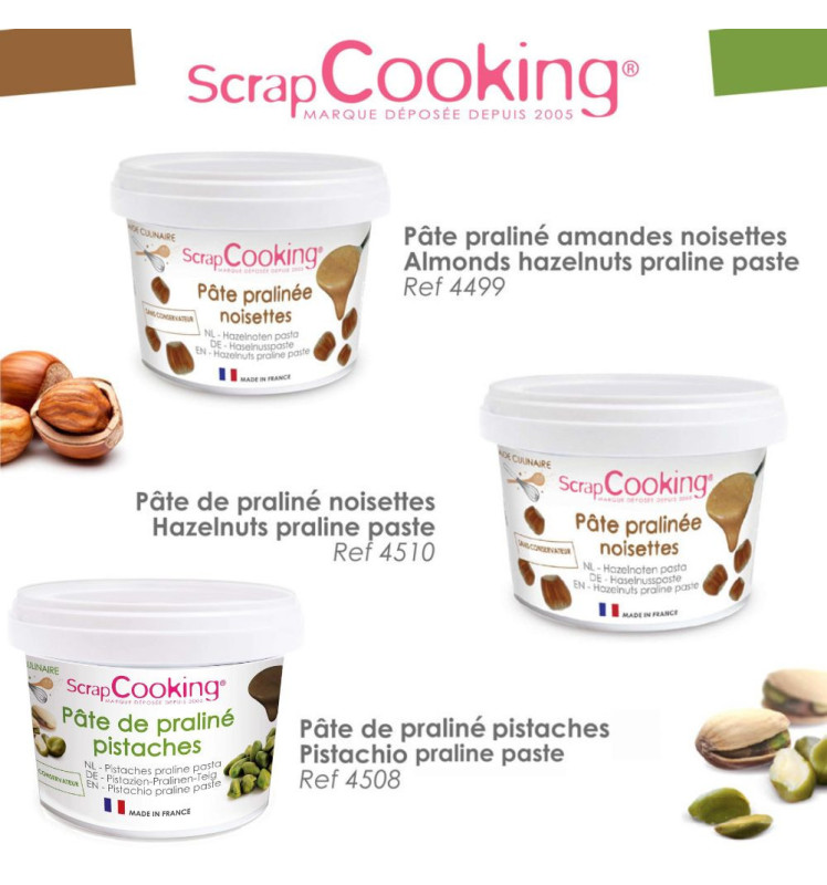 Gamme Pâte de praliné 200g - ScrapCooking