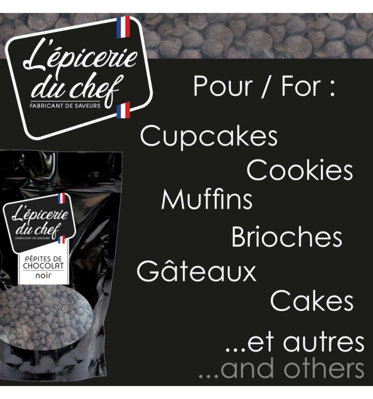 Pépites de chocolat noir 1Kg recettes - ScrapCooking