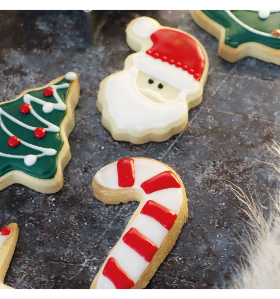 4 emporte-pièces Noël biscuits décorés - ScrapCooking