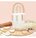 Pâte à sucre colorant d'origine naturelle Denim 200g - cake design arc en ciel - ScrapCooking