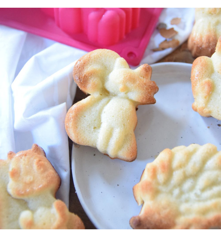 Moule en silicone animaux de la forêt - financiers -ScrapCooking