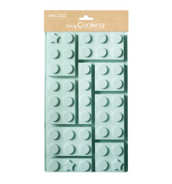 Moule à gâteaux silicone briques avec packaging - ScrapCooking