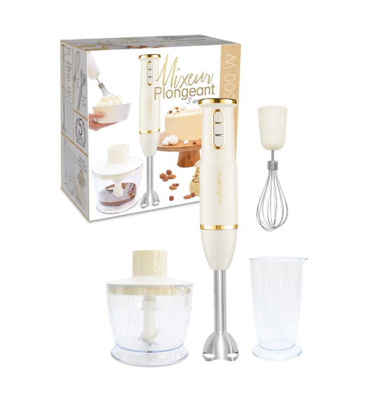 Packaging mixeur plongeant hachoir 3 en 1 avec contenu - ScrapCooking