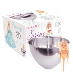 Stainless steel dome mould + princess pick - product image 2 - ScrapCooking