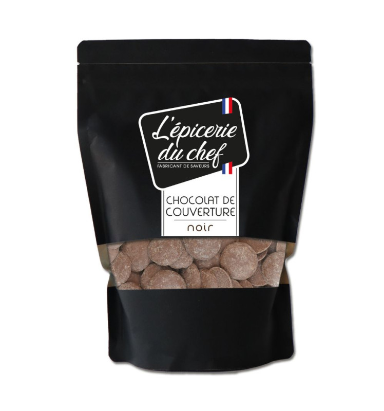 Dark couverture chocolate 500g - L'épicerie du Chef