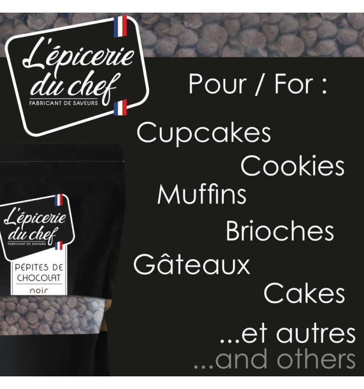 Pépites de chocolat noir 500g - utilisation - ScrapCooking