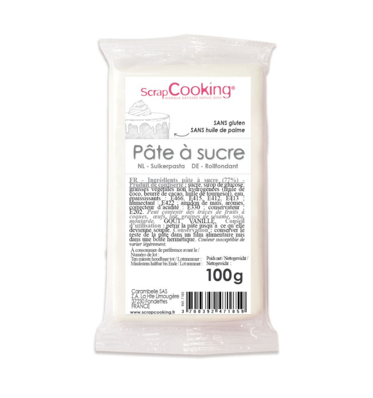 White sugarpaste pack 100g