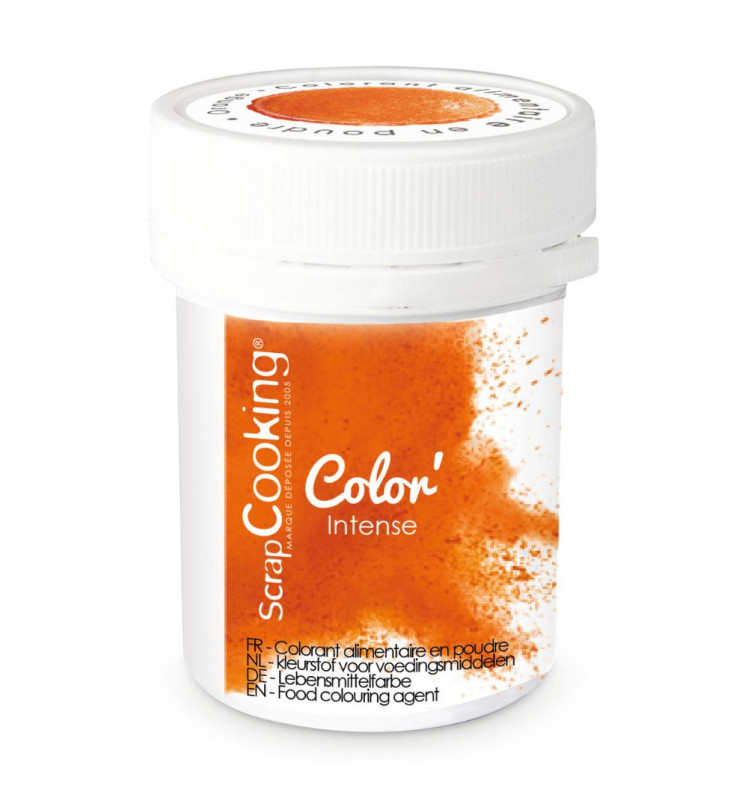 Colorant alimentaire en poudre orange - ScrapCooking