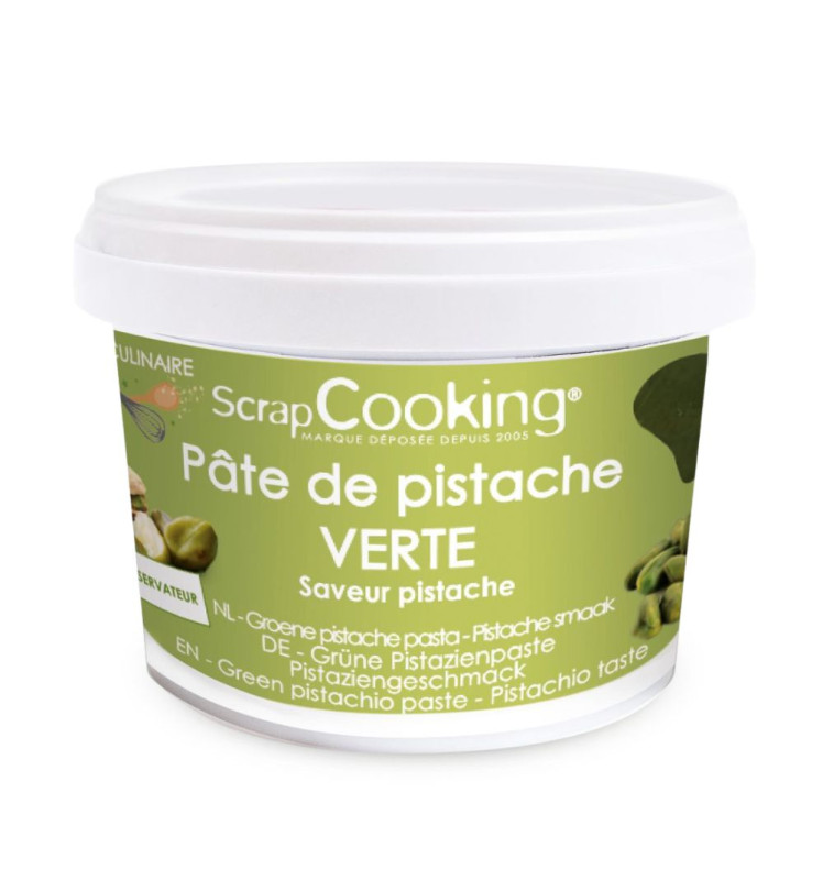 Green pistachio paste |  Buy Pistachio Paste online - ScrapCooking