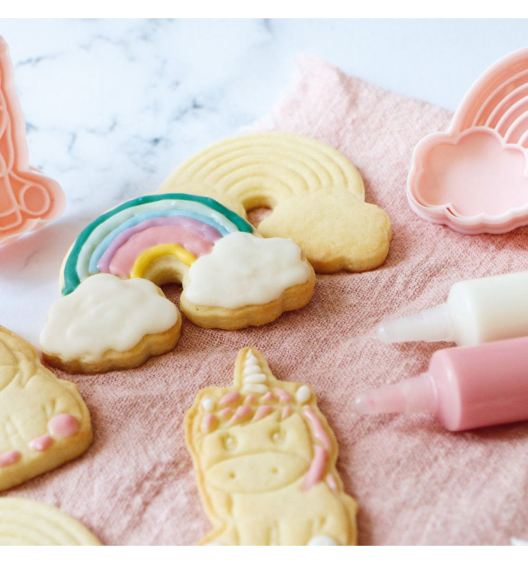 Stylo goût choco blanc - biscuits licorne - ScrapCooking