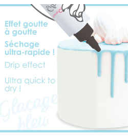 Chocolate flavour glaze blue - Drip cake - product image 5 - ScrapCooking