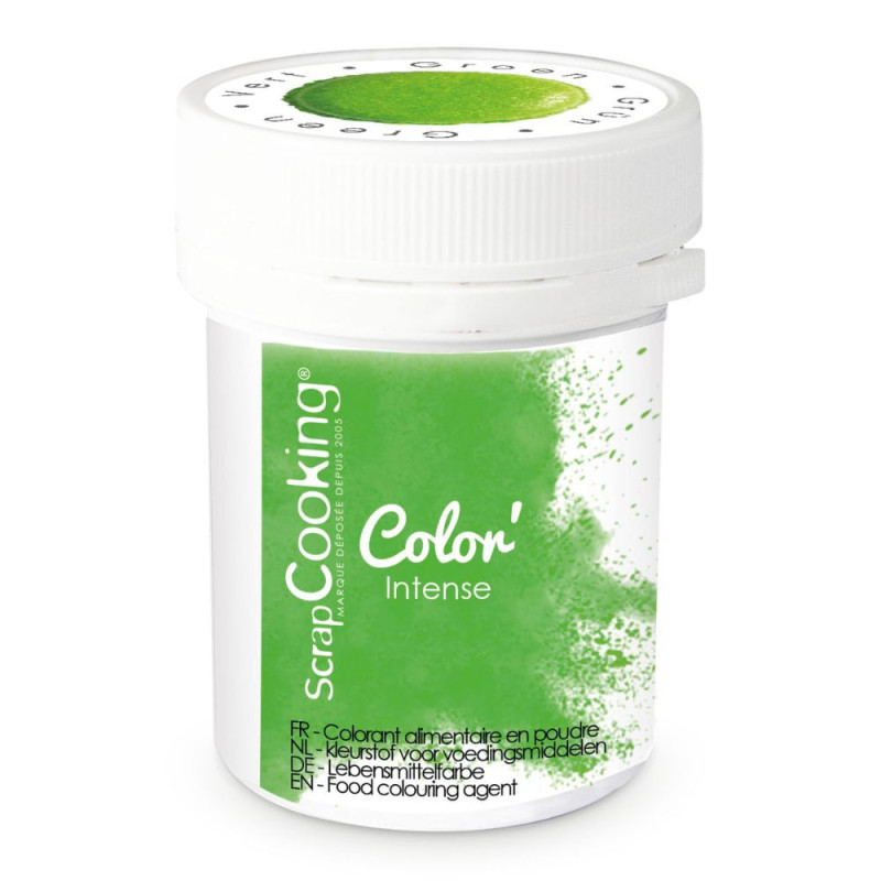 Colorant alimentaire en poudre vert 5 gr