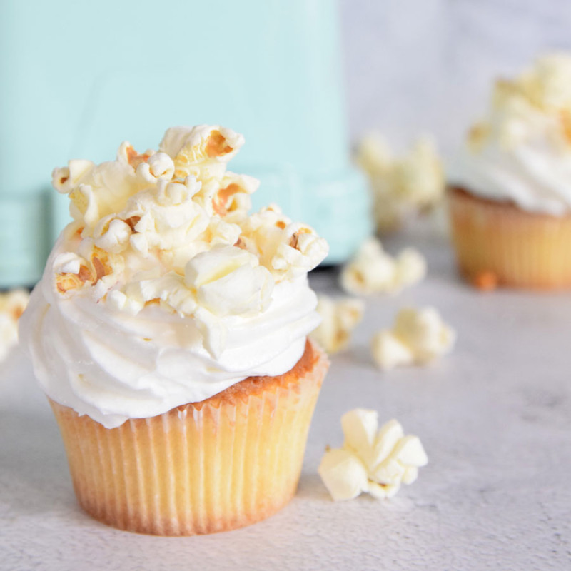 Cupcake Pop Corn avec machine Popcorn Factory