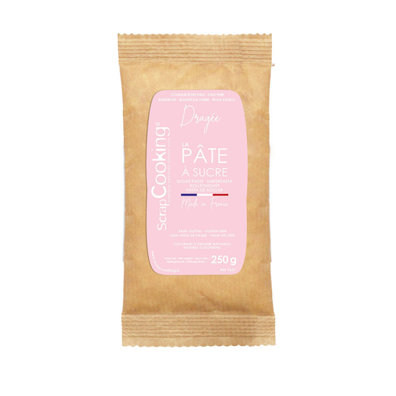 Pâte à sucre colorant d'origine naturelle Dragée réf.7627