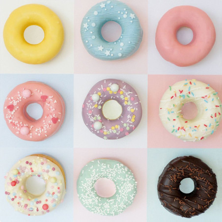 Donuts Glaçage prêt à l'emploi argenté - Drip cake - ScrapCooking