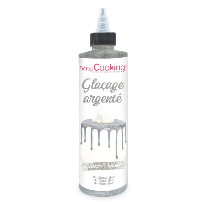 Glaze - silver 140g - product image 1 - ScrapCooking