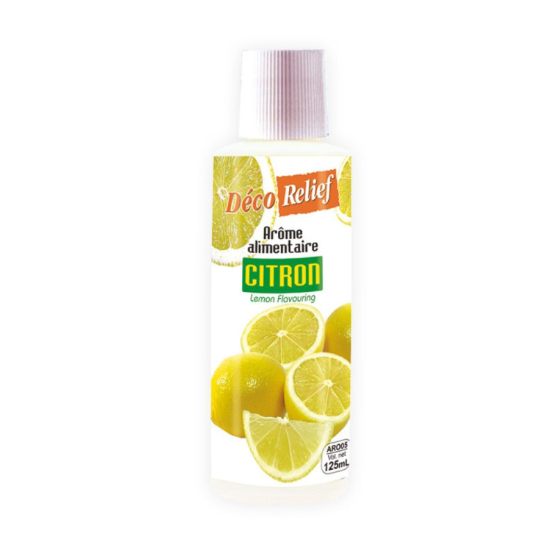 Arôme alimentaire concentré citron pour pâtisserie - 125 ml - Déco Relief