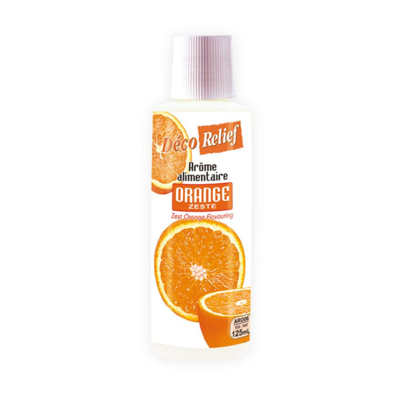 Arôme alimentaire concentré orange pour pâtisserie - 125 ml - Déco Relief