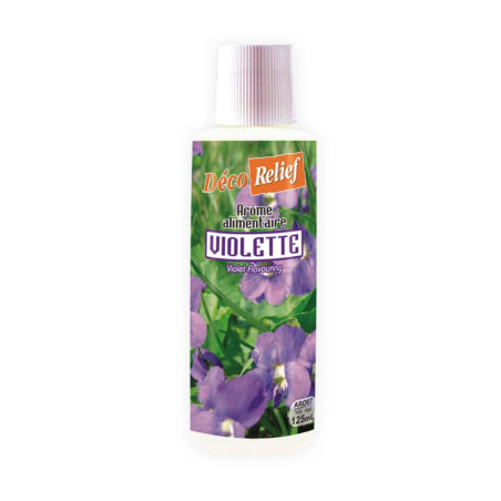 Concentrated violet food flavoring for pastry - 125 ml - Déco Relief