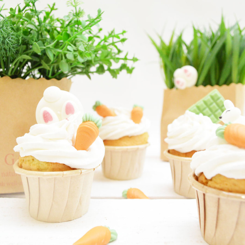 Rabbit/Carrot sweet scenery decorations - ScrapCooking®