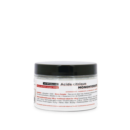 Acide citrique en poudre - 100 g - ScrapCooking