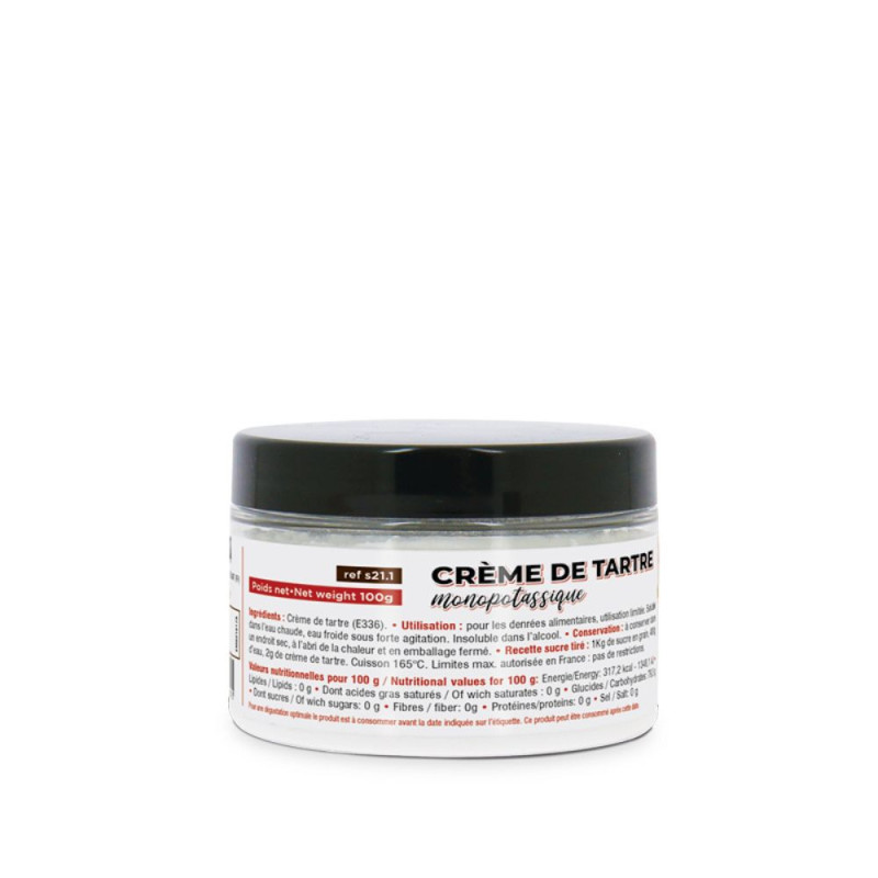 Crème de tartre en poudre - 100 g - ScrapCooking