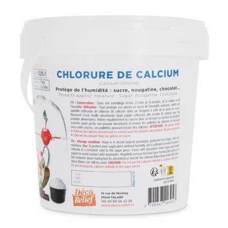 Calcium chloride powder - 1 kg - ScrapCooking