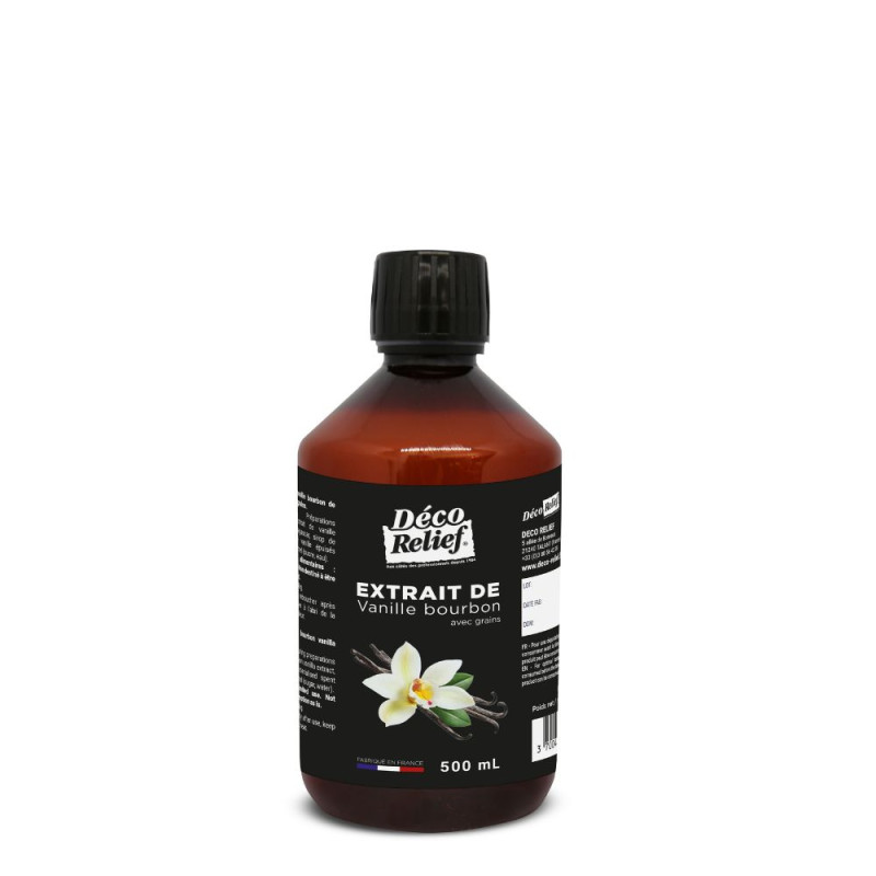 Bourbon vanilla extract with beans - 500 ml - ScrapCooking