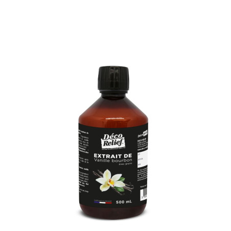 Extrait de vanille Bourbon avec grains - 500 ml - ScrapCooking