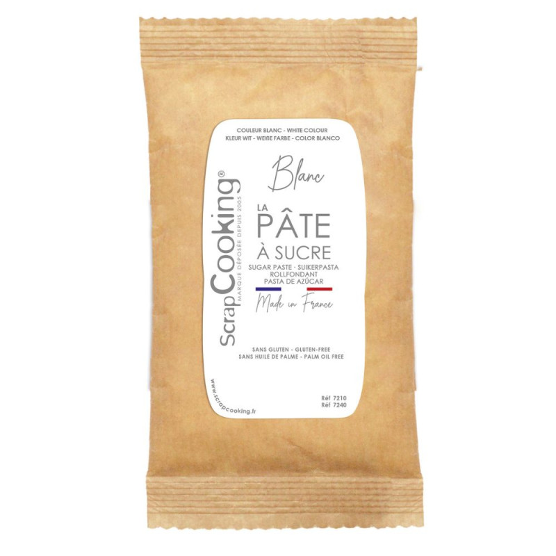 Pâte à sucre blanche 1 kg - ScrapCooking