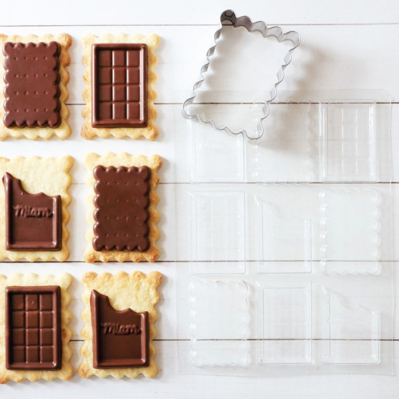 Biscuits school - Chocolate cutter and mould for gourmet snacks - product image 3 - ScrapCooking