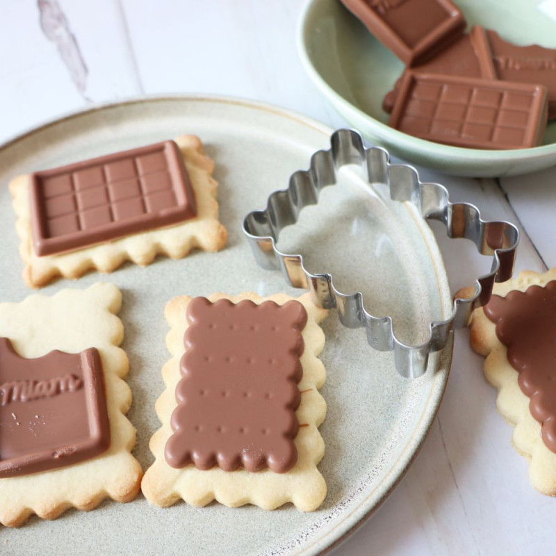 Biscuits school - Chocolate cutter and mould for gourmet snacks - product image 4 - ScrapCooking