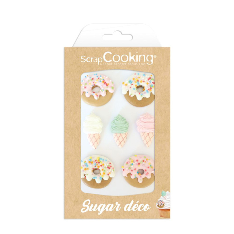 Décosucre Donuts Glace - pack - ScrapCooking