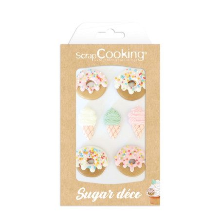 Décosucre Donuts Glace - pack - ScrapCooking