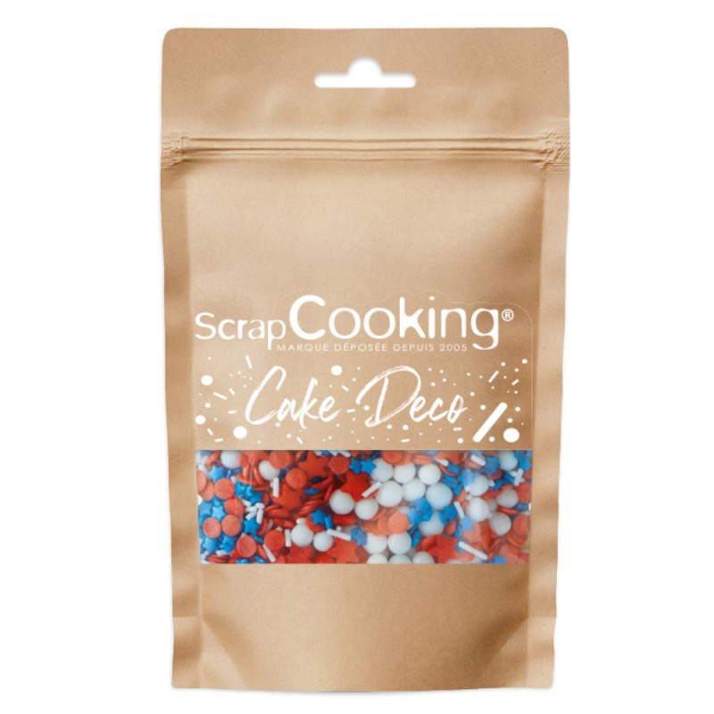 Blue white red sugar decoration - product  image 2 - ScrapCooking