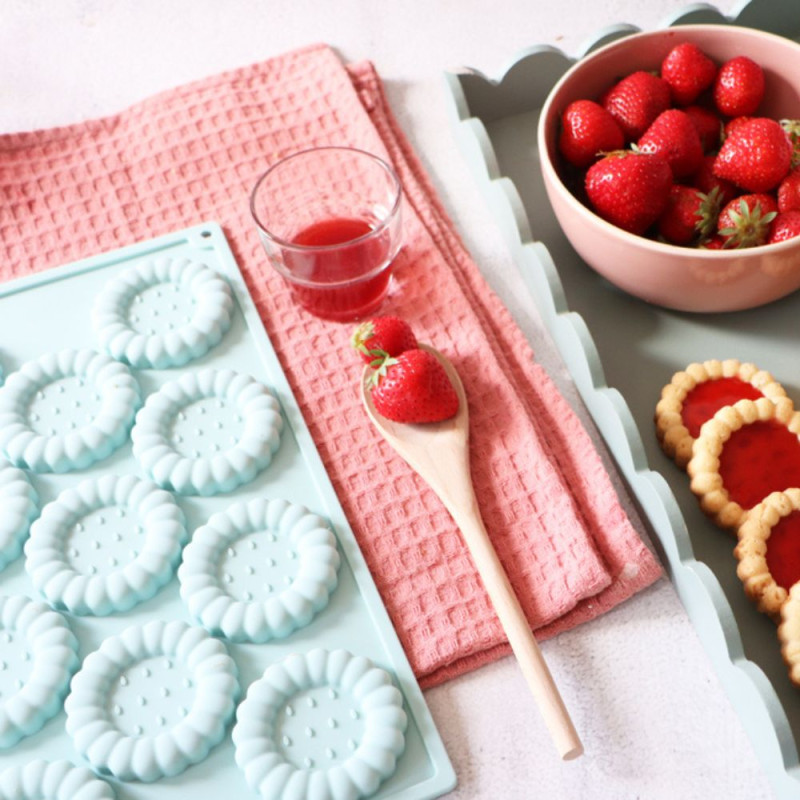 Moule biscuit tartelettes fraises maison - ScrapCooking