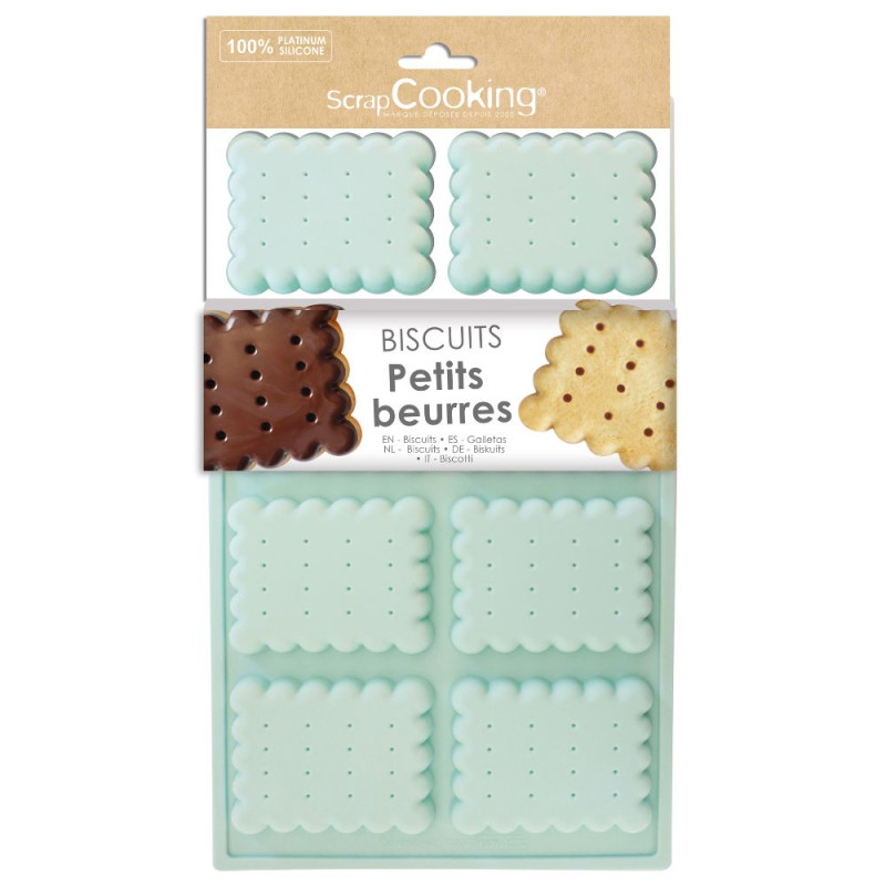 Moule biscuit petit beurre pack - ScrapCooking