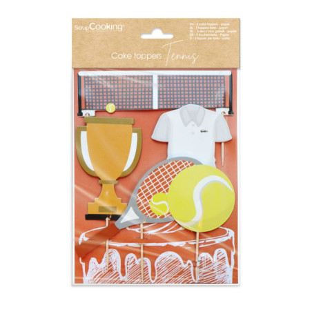 Accessoire sport déco tenis pack - ScrapCooking