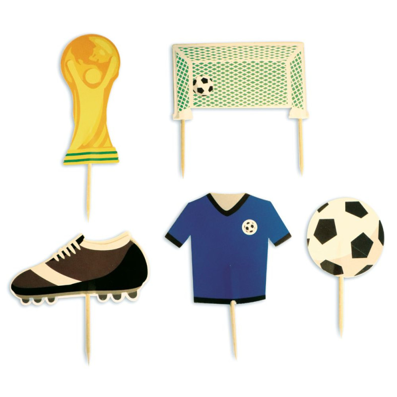 Soccer cake toppers for cake decorations - product image 2 - ScrapCooking