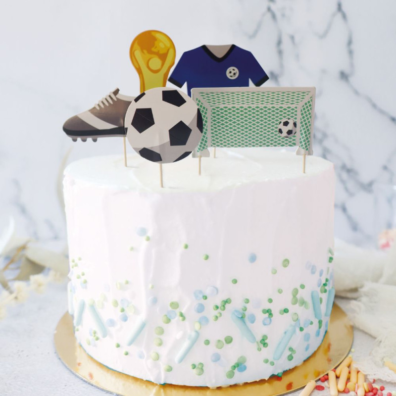 Soccer cake toppers for cake decorations - product image 3 - ScrapCooking