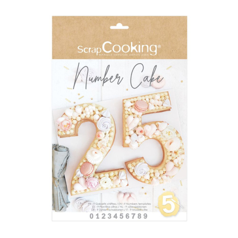 Kit Number Cake réf. 3927 - ScrapCooking