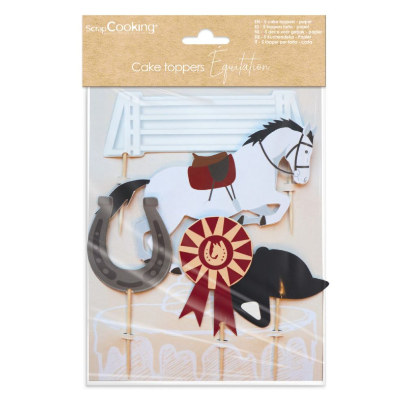 Equestrian cake toppers for cake decorations - product image 1 - ScrapCooking