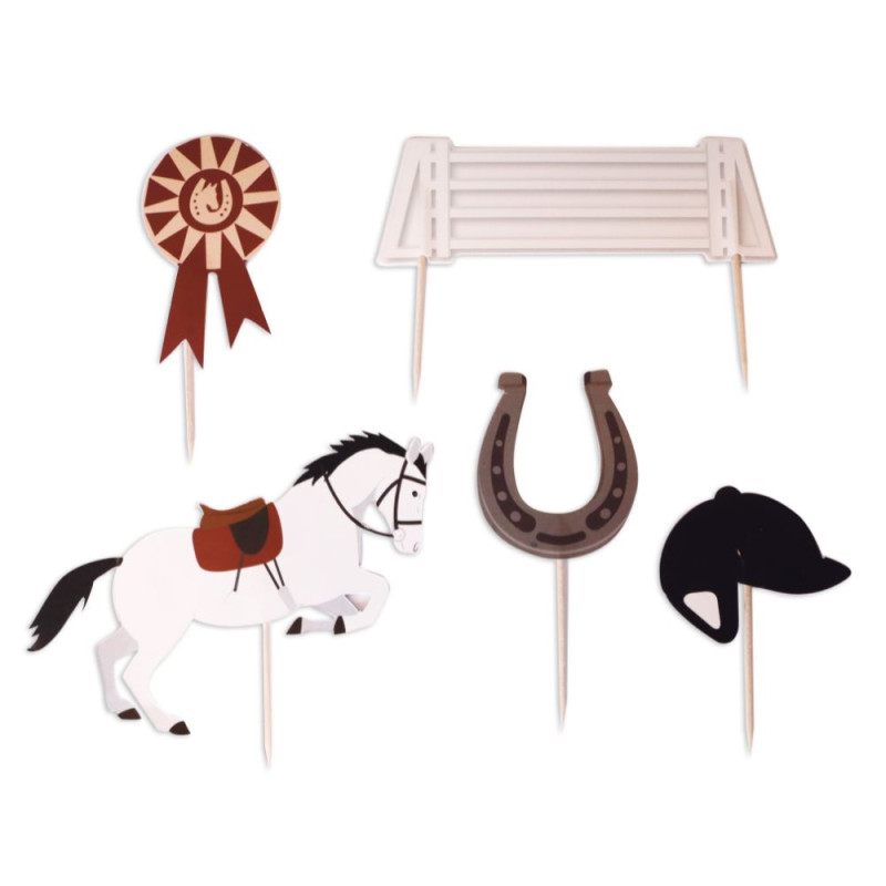 Equestrian cake toppers for cake decorations - product image 3 - ScrapCooking