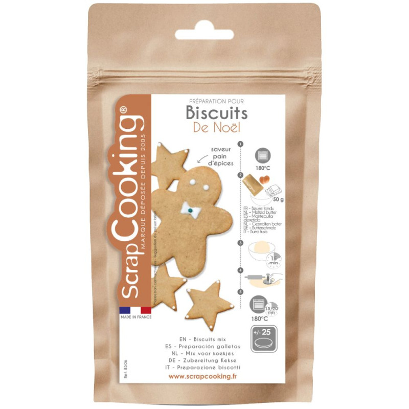 Préparation pour biscuits de Noël - ScrapCooking